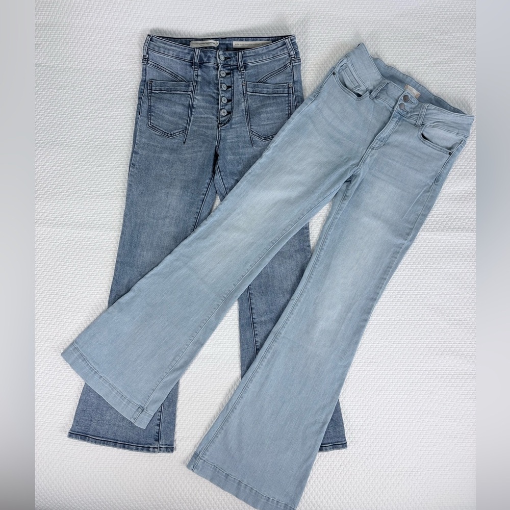 Pilcro and Altar’d State, High Waisted, Flared Jean Bundle, size 30 - 10